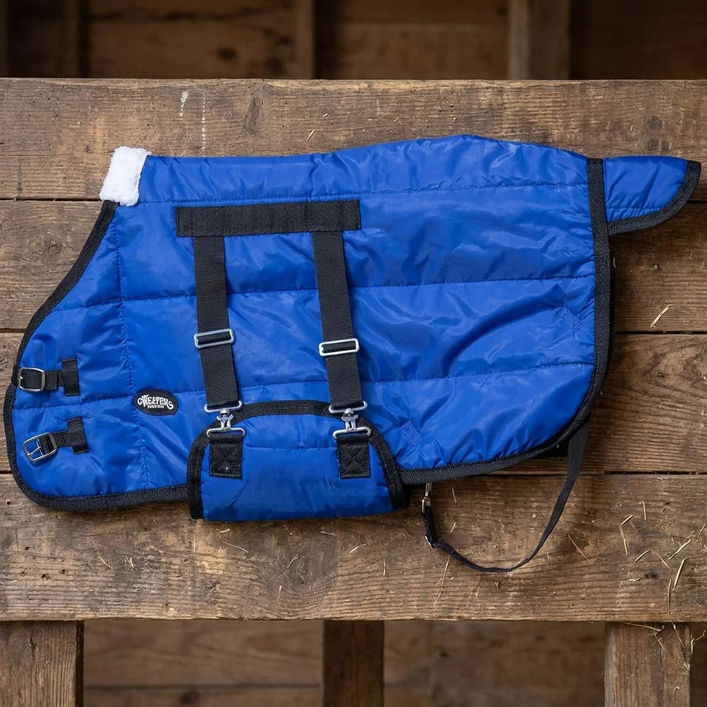 Weaver Leather Foal Blanket 420D — Adjustable Warmth for Stalls - styled product photo