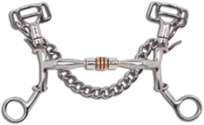 Myler 03 Lynn McKenzie 5" MMB Shank Bit - Sweet Iron Comfort Snaffle with Copper Roller