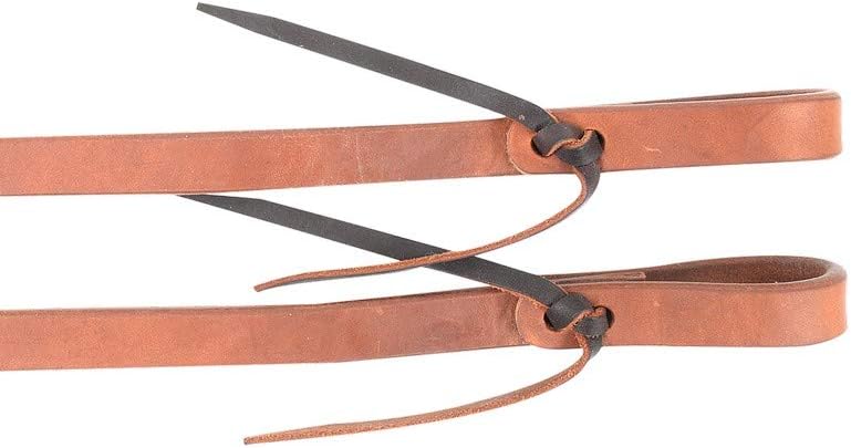 Cashel Harness Split Reins - 5/8" Thick Tied Ends - Durable Leather