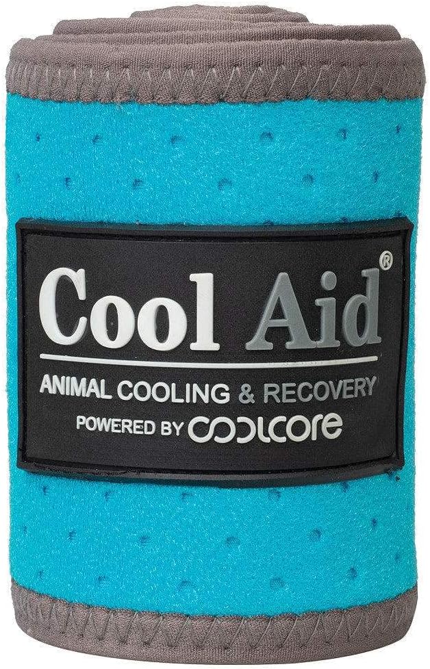 Weaver Equine CoolAid Equine Icing and Cooling Turquoise Large Polo Wraps