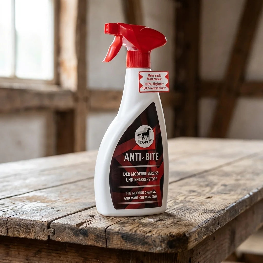 Toklat Leovet Anti-Bite Spray - 550ml - Horse Chewing Deterrent with Bitrex & Capsaicin - styled product photo