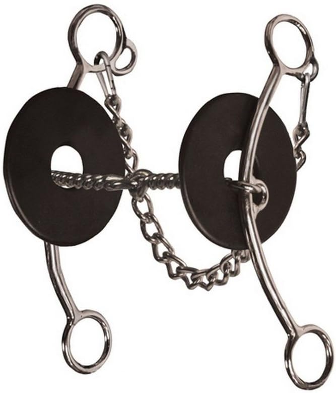 Equine Twisted Wire Snaffle Bit (8.5 - Inch) - Hooves and Paws