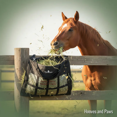 Classic Equine Topload Western Horse Hay Bag - Heavy Duty Waste-Reducing 2-3 Flake Capacity