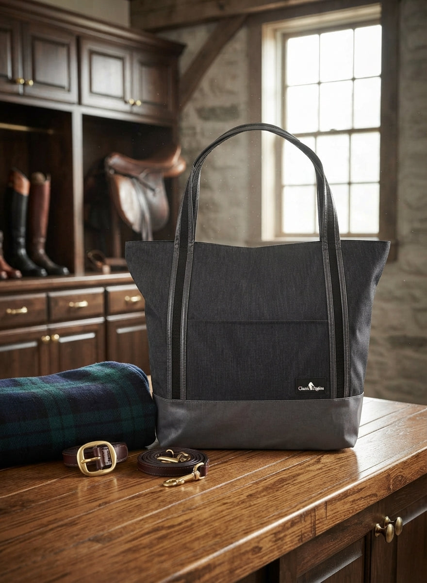 Lifestyle photo of Classic Equine Large Tote Midnight (Sell out)