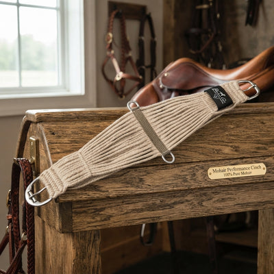 Lifestyle photo of Professional's Choice Mohair Performance Cinch - 100% Pure Mohair & Stainless Steel Roller Buckle - Multiple Sizes