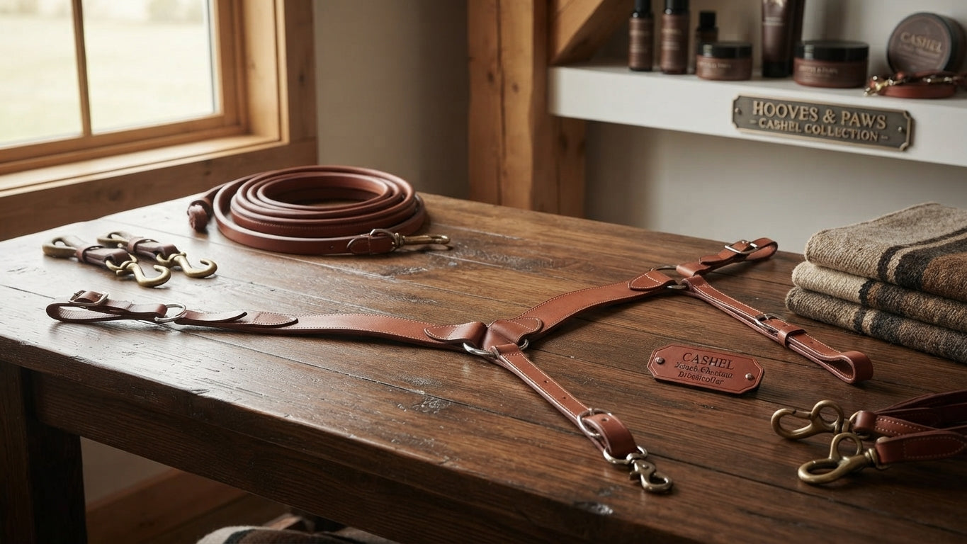 Lifestyle photo of Cashel 2-inch Breastcollar, Chestnut (Sell out)
