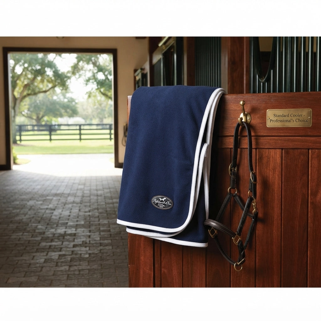 Lifestyle photo of Professional's Choice Standard Cooler - Anti-Rub Fleece Sheet