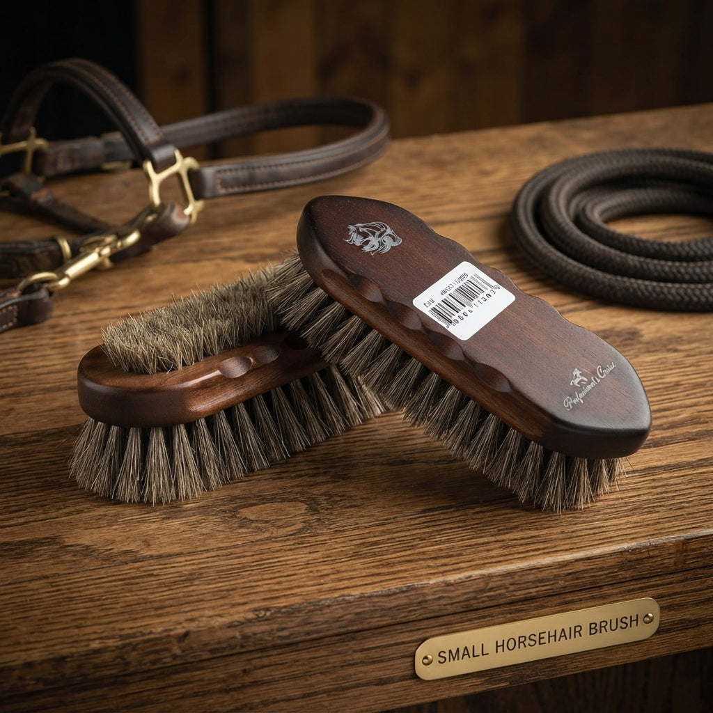 Lifestyle photo of Professional's Choice Wood Series Small Horsehair Finishing Brush - Lightweight Paulownia Wood with Ergonomic Grip