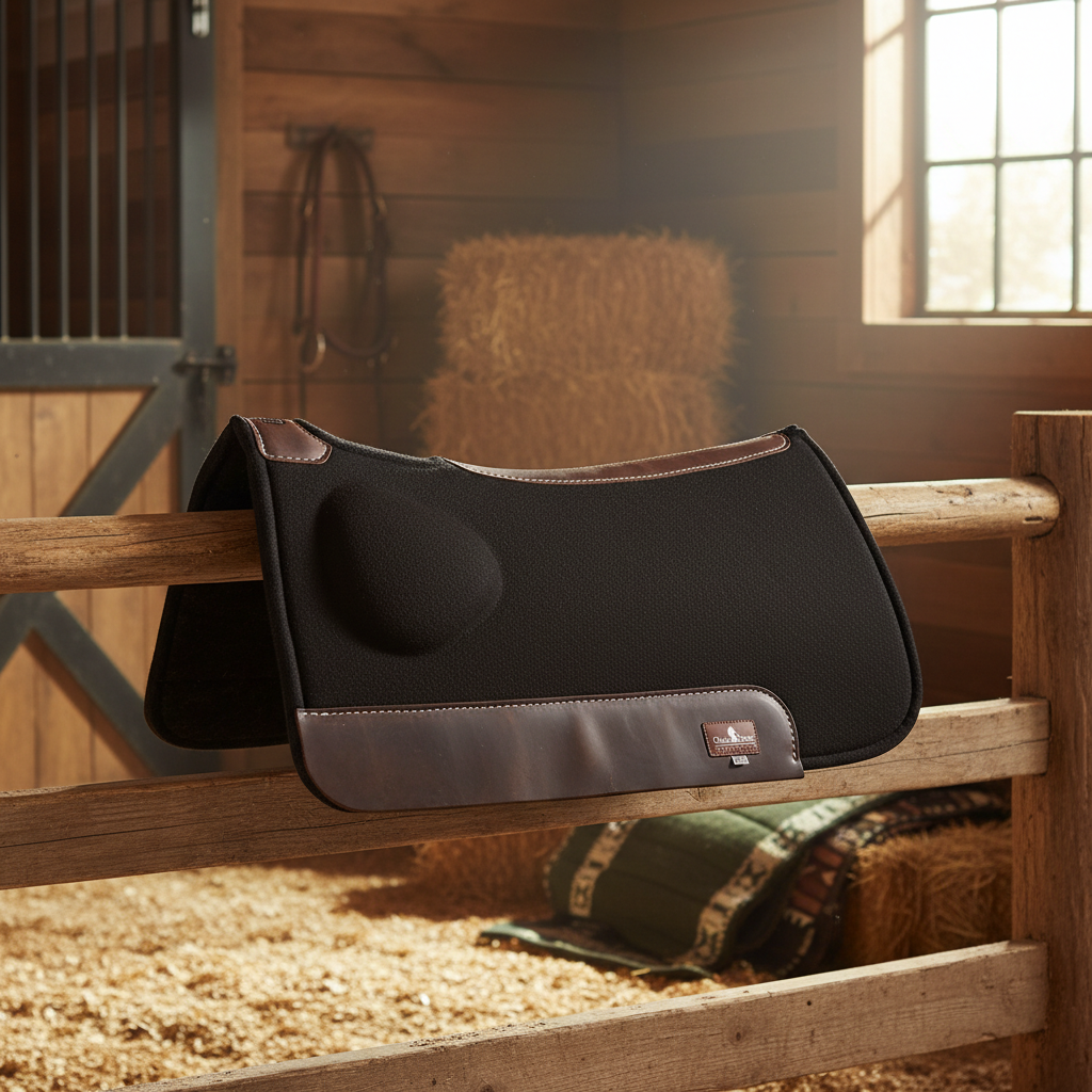 Classic Equine BioFit Orthopedic Felt Western Correction Saddle Pad - 1.25-Inch Thickness