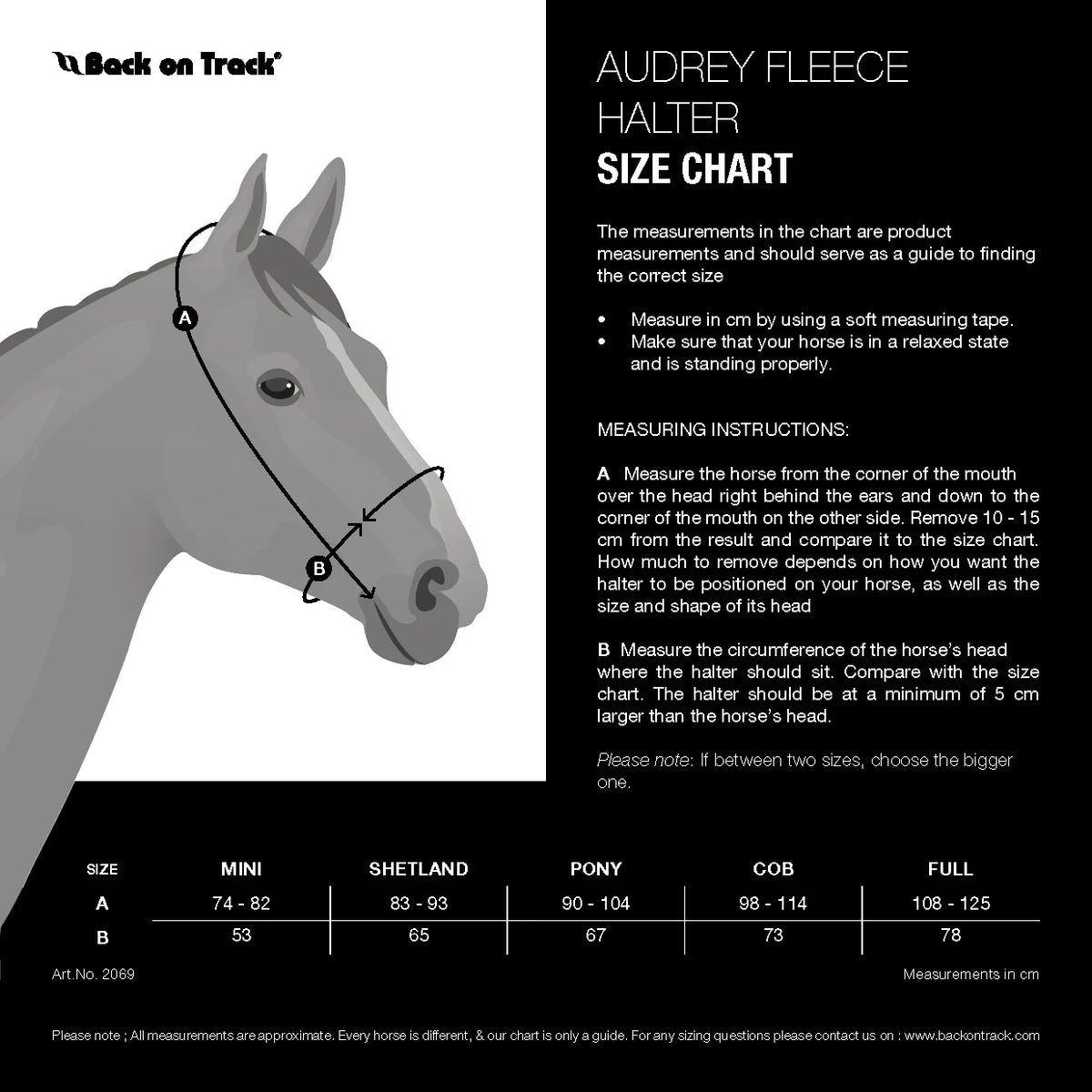 Back On Track Audrey Fleece Halter