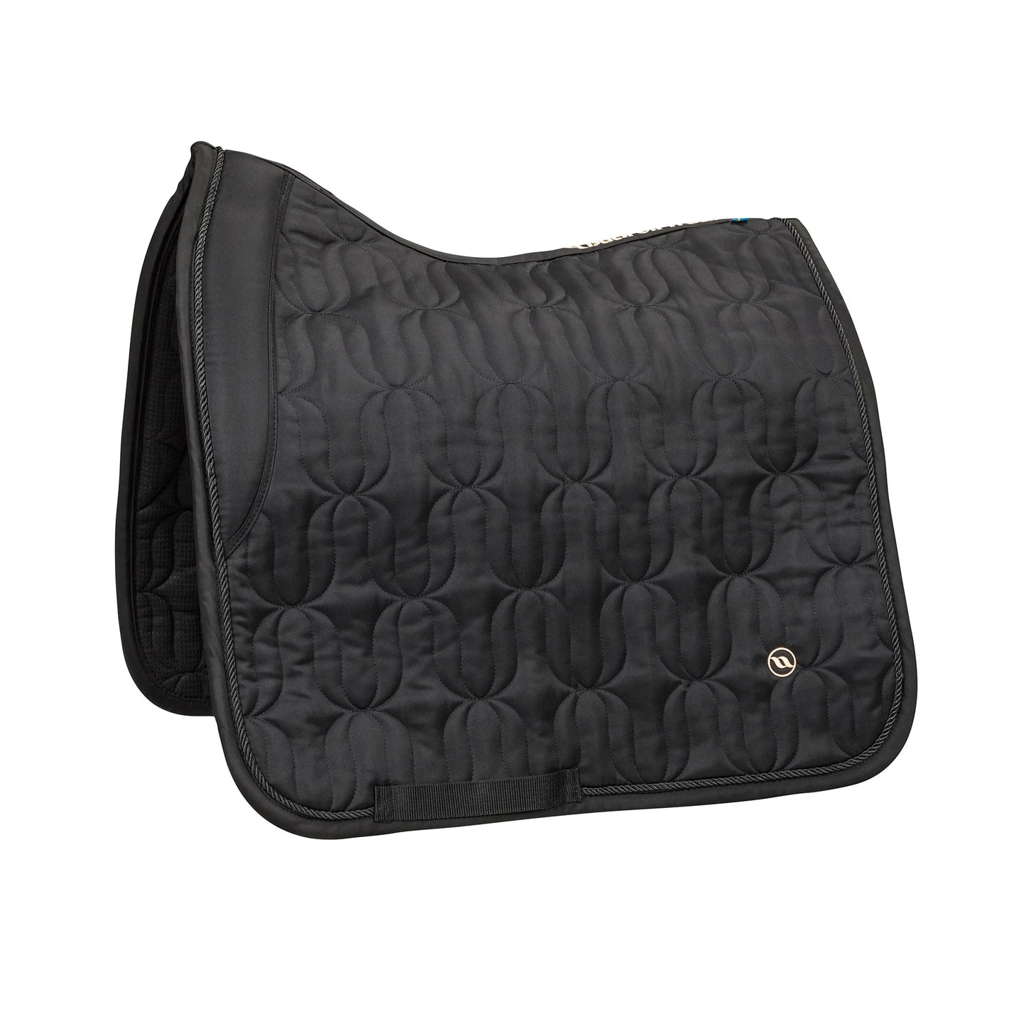 Back On Track Deep Nights Dressage Saddle Pad - Therapeutic Welltex - Black - Full