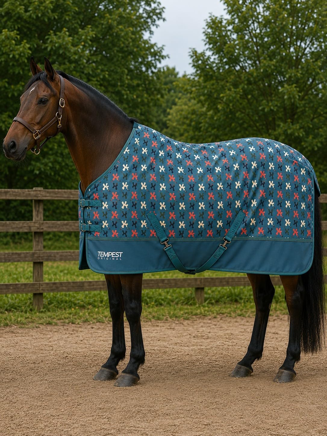 Shires Tempest Original Lite Turnout Horse Blanket - 0g Fill - Multiple Sizes
