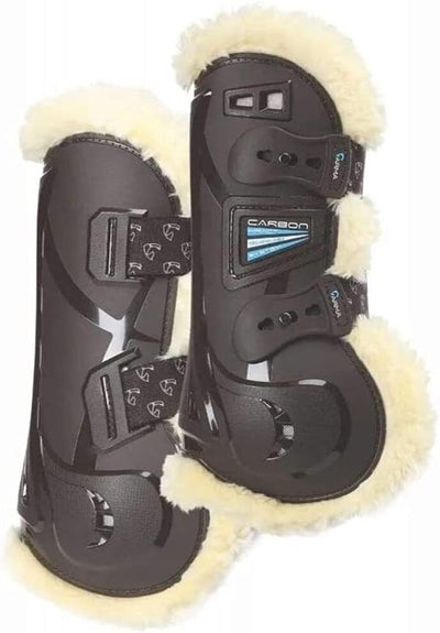 Shires ARMA Carbon SupaFleece Tendon Boots - Premium Shock Absorbing Horse Leg Protection