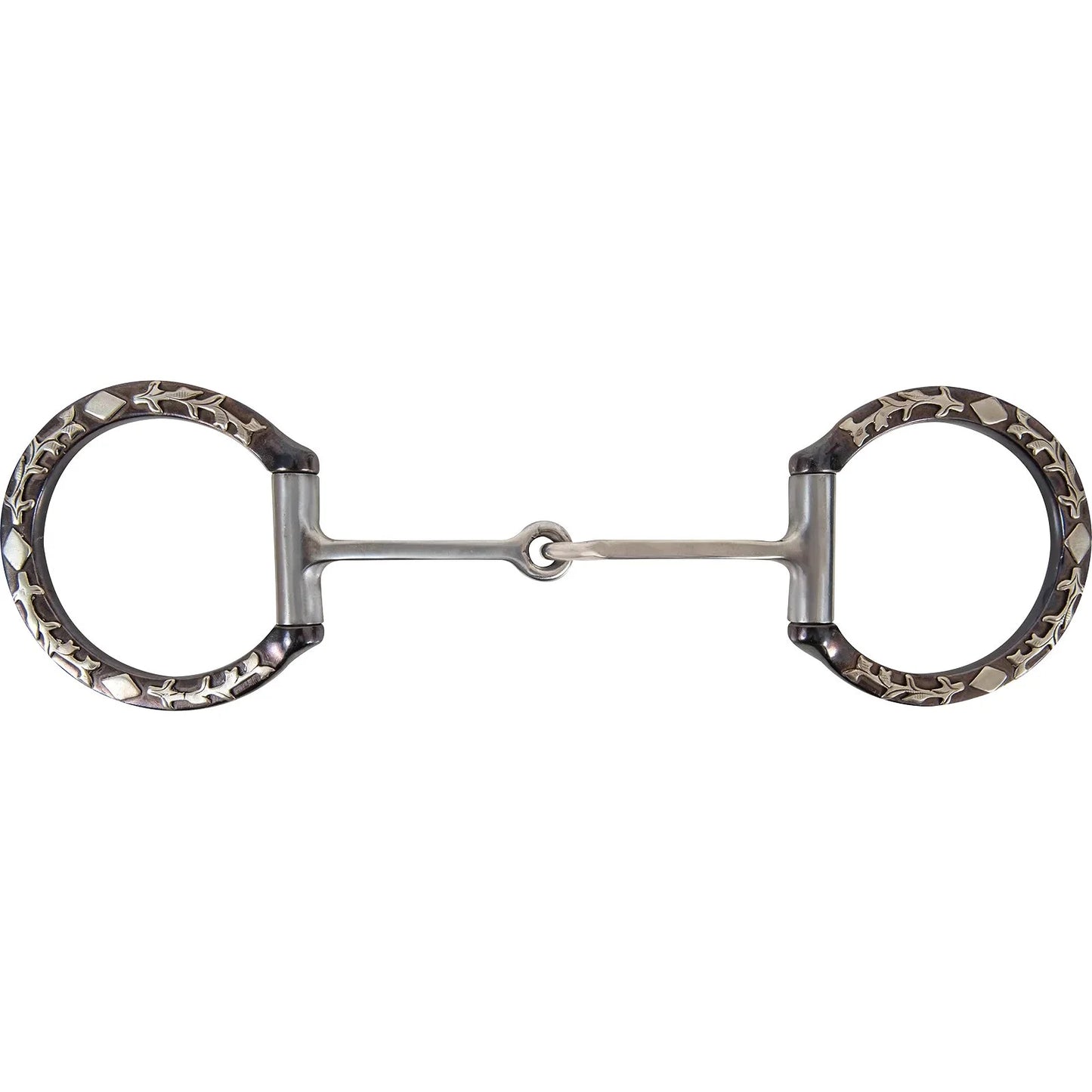 Classic Equine Sherry Cervi Diamond D-Ring Barrel Racing Bit - 5" Square Bar Mouthpiece
