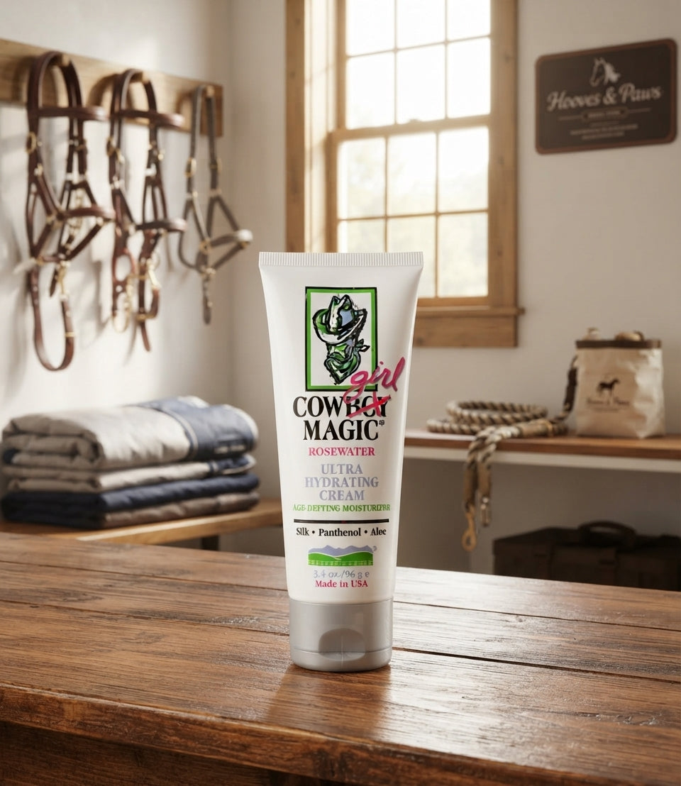 Lifestyle photo of Cowboy Magic Rosewater Cream - 3.4oz - Intense Hydration & Age-Defying Face and Body Moisturizer