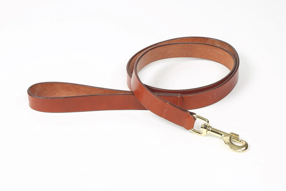 Digby & Fox Flat Leather Dog Lead