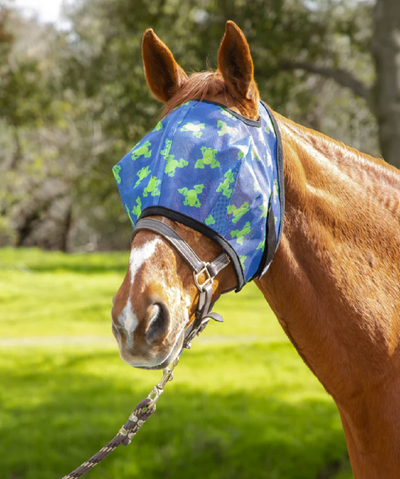 Mackey Standard Fly Mask – 73% UV, Fleece Trim, No Ears