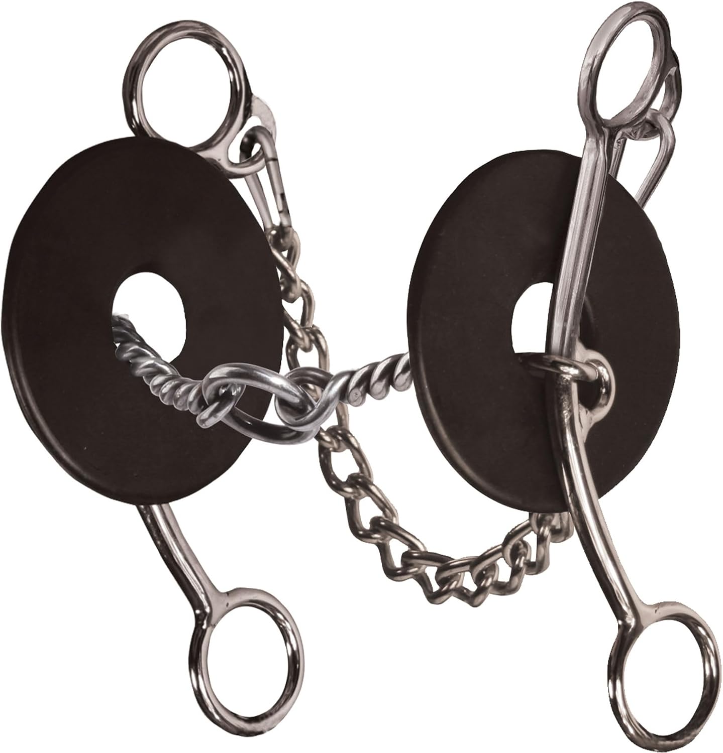Professional's Choice Lifter Series Horse Bits by Brittany Pozzi 5 1/2" Mouthpiece Medium Lifted Twisted Lifesaver
