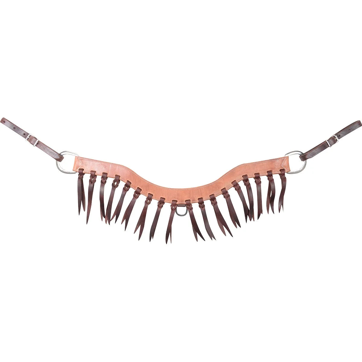Martin Saddlery Steer Roper Breastcollar with Blood Knots - 2-inch Premium Leather Working Tack