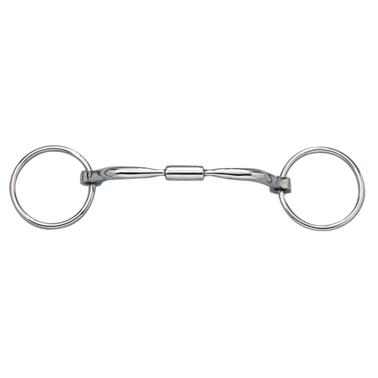 Myler Bridoon Bit 02 Comfort Snaffle - 5 1/4 inch Sweet Iron with Copper Inlay
