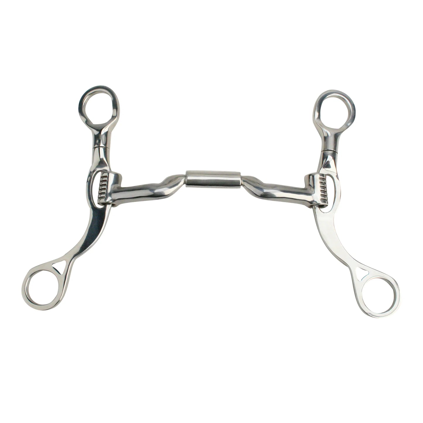 Myler MB 06 Short Shank Bit - Level 2 Low Port Comfort Snaffle Western Bit - 5" Mouthpiece