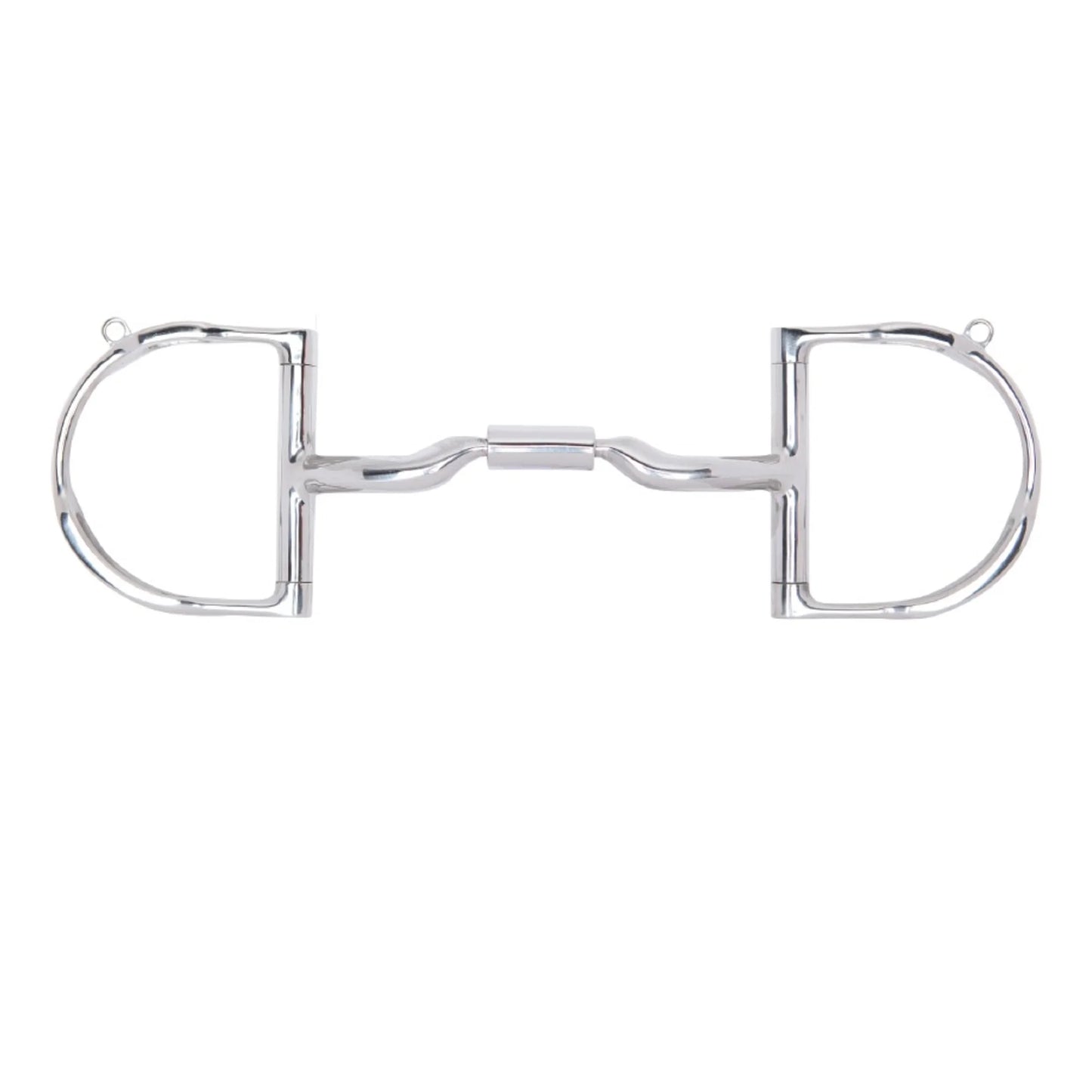 Myler Medium English Dee Bit with Hooks MB 04 Level 2 Comfort Snaffle - Sweet Iron & Copper