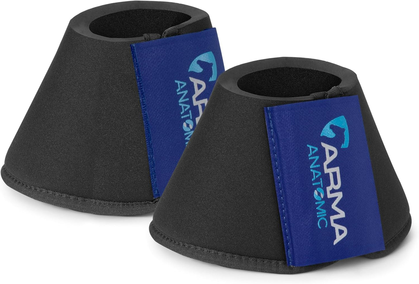 Shires Arma Neoprene Bell Boots - Anti-Spin Double Lock Shock Absorbing Horse Overreach Boots