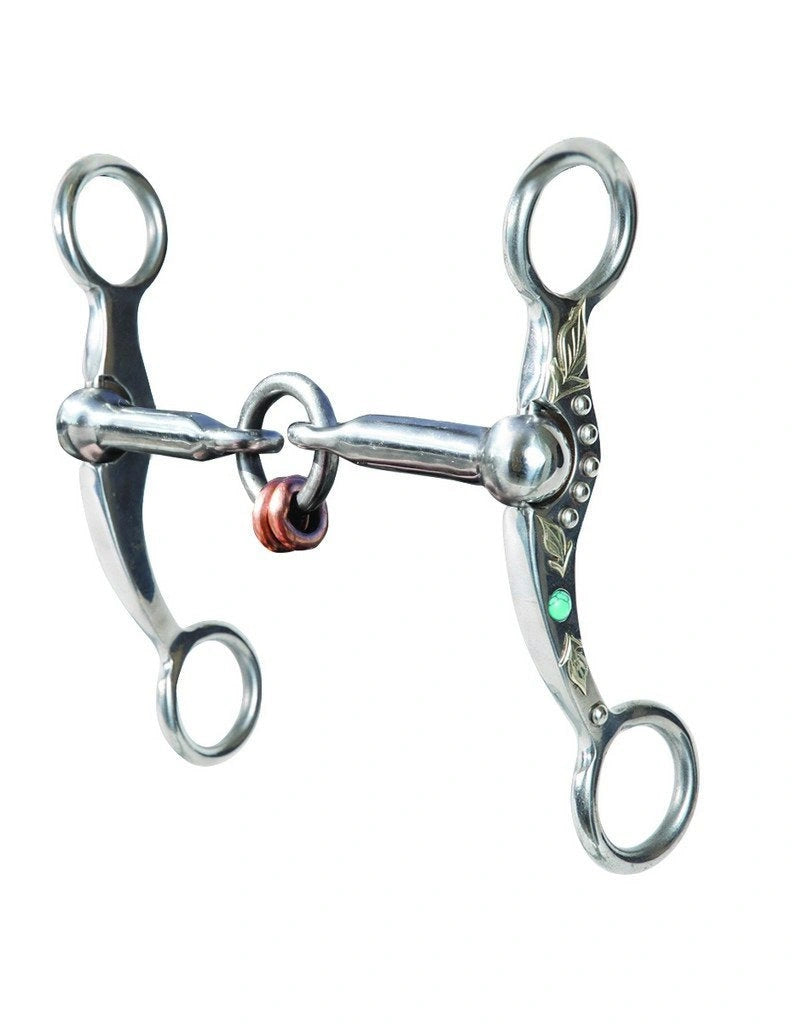 Professional's Choice Feather Shank Lifesaver Mouth Bit - 5 1/4" Sweet Iron Mouth, 6" Shank
