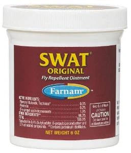FARNAM Swat Fly Repellent Ointment Protect Wounds Sores on Dogs, Horses, Ponies - s, shown in high quality commercial style