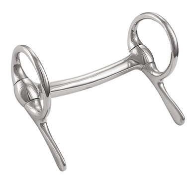Weaver Leather 3 1/2'' Stainless Steel Mullen Mth Mini Bit - Hooves and Paws
