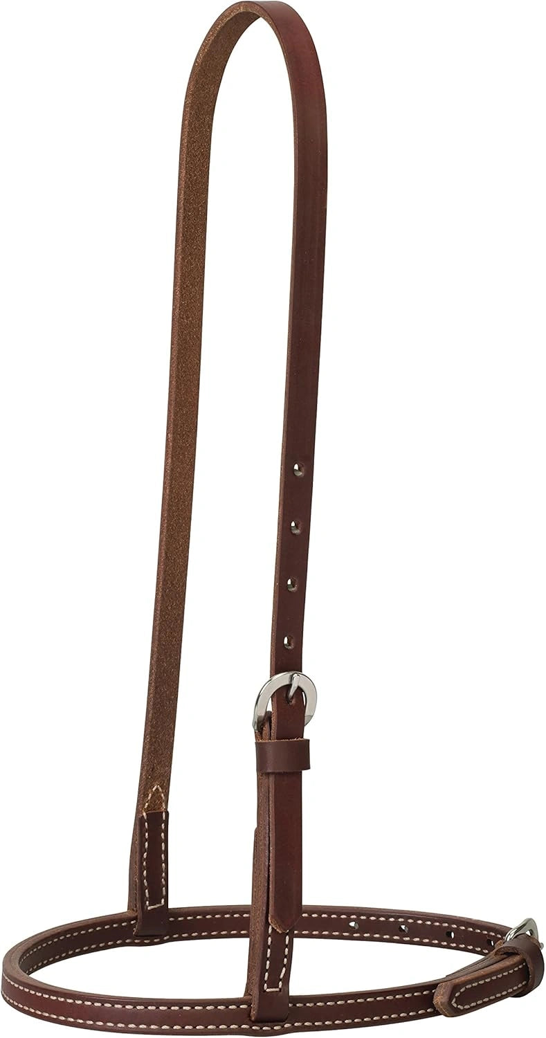 Weaver Leather Golden Chestnut Harness Leather Caveson - 3/4" Wide with Stainless Steel Hardware