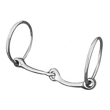 Weaver Leather Bit Jointed Horse,Nickel Plated Maleable Iron, 6'' - Hooves and Paws