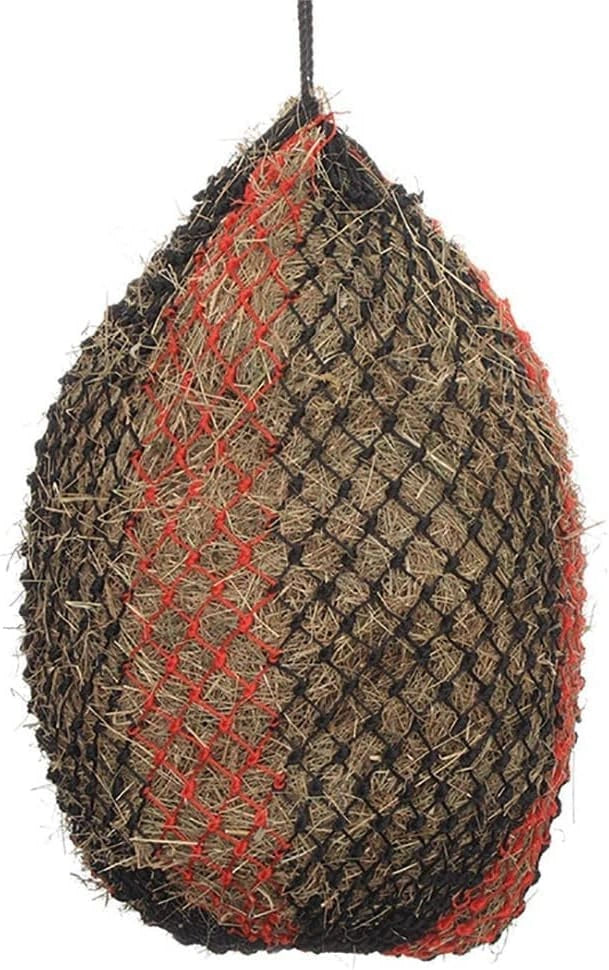 Shires Deluxe Haylage Net Red/Black 45" Haynet 3 Pack #1022
