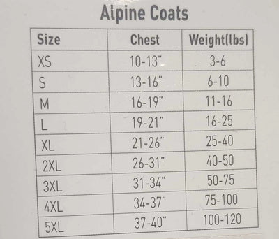 Doggie Design Alpine All Weather Dog Parka - Waterproof Fleece Lined Reflective