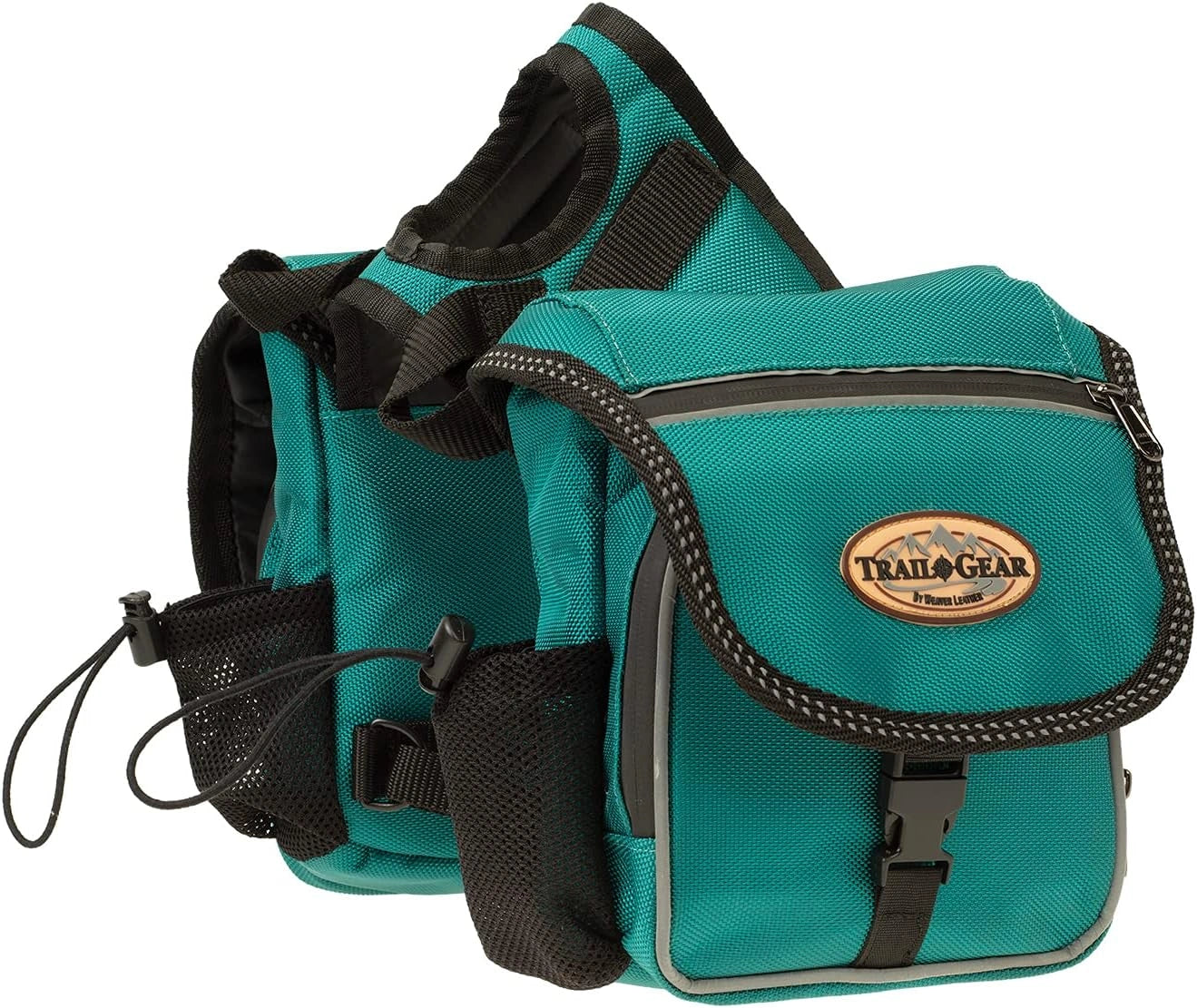 Weaver Leather Trail Gear Horse Equine Pommel Horn Bag - Hooves and Paws