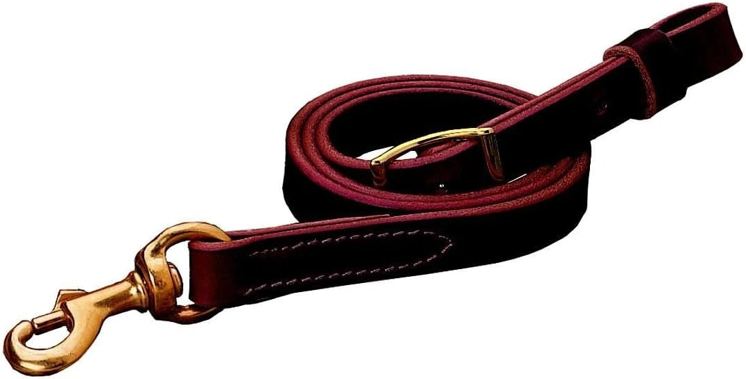 Weaver Equine Latigo Leather Tie Down Strap, 3/4" x 40" - Hooves and Paws