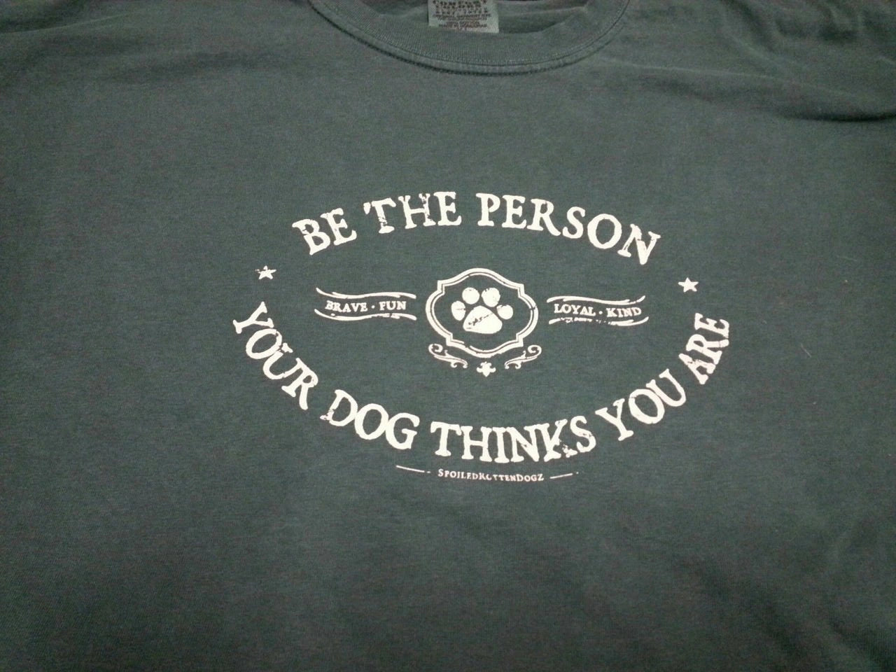 Adult T-shirt - Be The Person - Hooves and Paws - WebP optimization