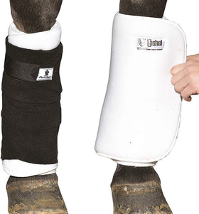Cashel No Bow Bandage Wrap - Multiple Sizes - Cotton & Foam Leg Support for Horse Recovery and Stall Rest