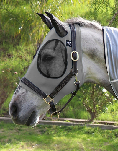 Professional's Choice Comfort Fit Horse Lycra Fly Mask with Ears All Sizes - Hooves and Paws