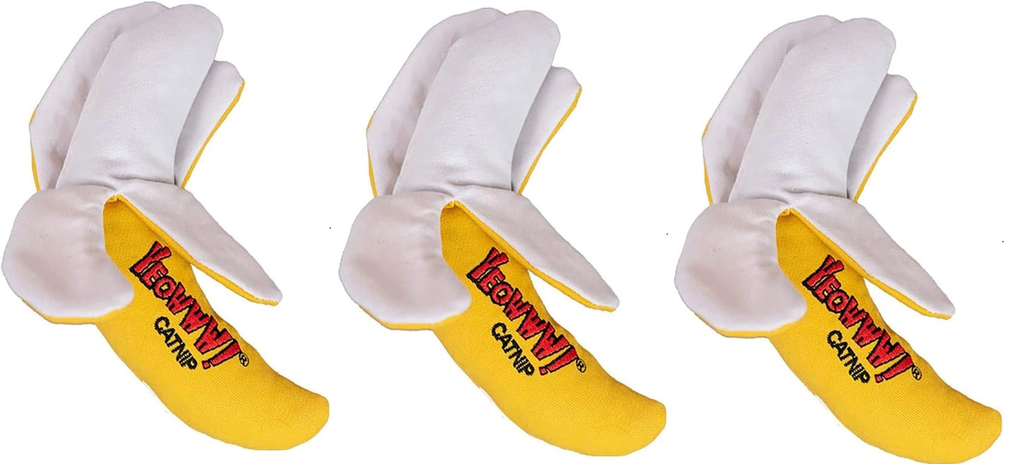 Yeowww! Chicata Peeled Banana Cat Toy - Hooves and Paws