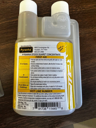 Pyranha 1 10px Stock Guard Concentrate - 8oz - Hooves and Paws
