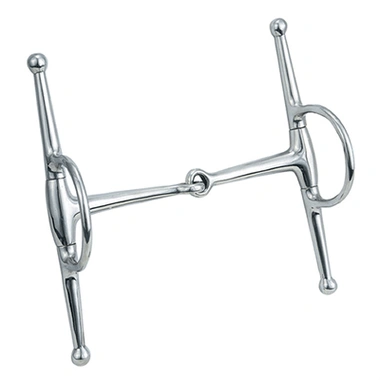 Weaver Leather Stainless Steel 6''Full Cheek Eggbutt Snaffle - Hooves and Paws