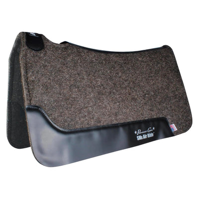 Professional's Choice Cowboy Air Ride Saddle Pad - Contoured Wool Felt Western Pad - Multiple Sizes