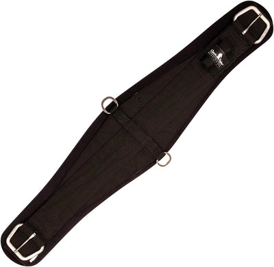 Classic Equine Neoprene Cinch Black - Hooves and Paws
