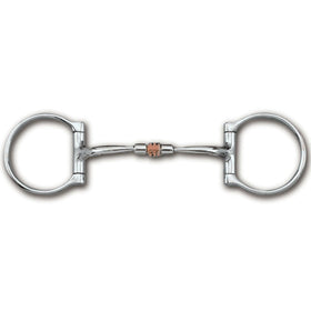 Myler Western Dee Snaffle Bit MB 03 Level 1 - 5" Mouth Sweet Iron with Copper Roller