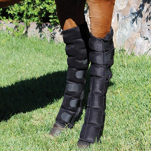 Professionals Choice Full Leg Ice Boots for Horses - 26"-28" Height Cold Therapy Wraps - Pair