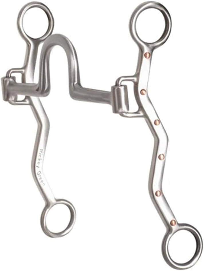 Classic Equine Rickey Green Sharp Setter Port Correction Bit - 7" Mouth, 7 1/4" Shank, Copper