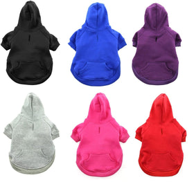 Doggie Design Sport Hoodie - Flex-Fit Embroidered Fleece Lined Dog Sweatshirt - 290 GSM - Multiple Sizes