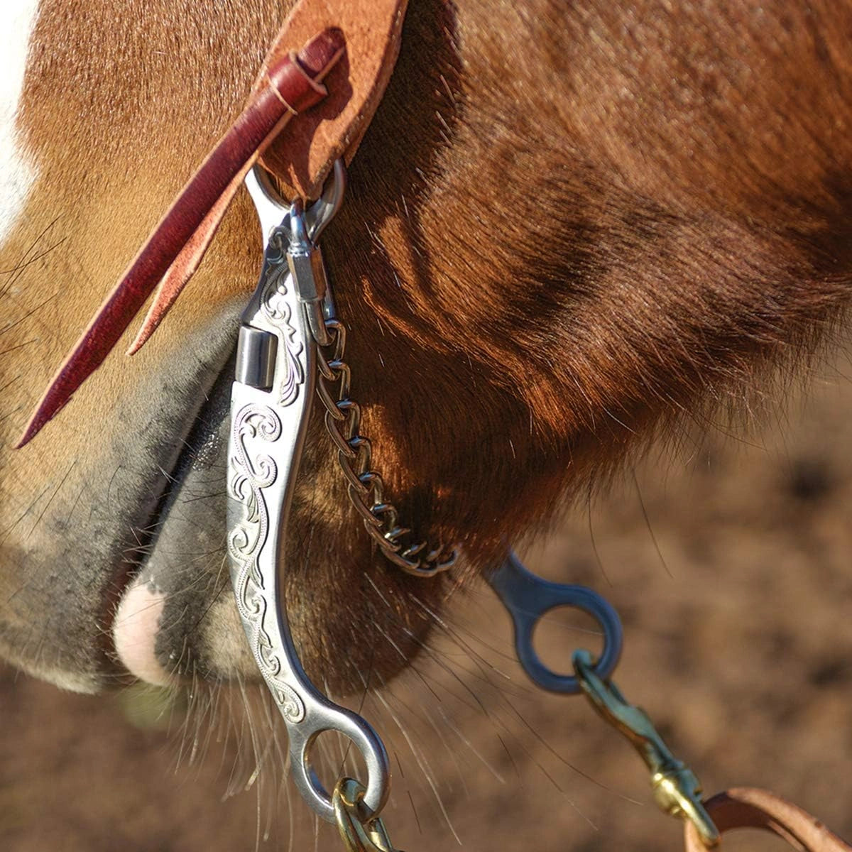 Classic Equine Les Vogt Roper Short Shank Correction Bit - 6 3/4" Shank
