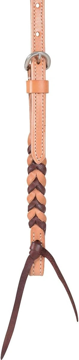Martin Saddlery Latigo Browband Headstall with Blood Knots